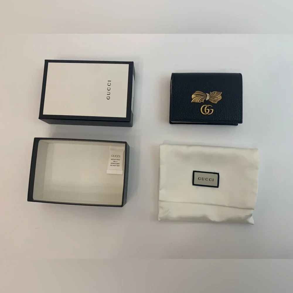 Gucci GG Marmont Bow Wallet - Picture 9 of 10